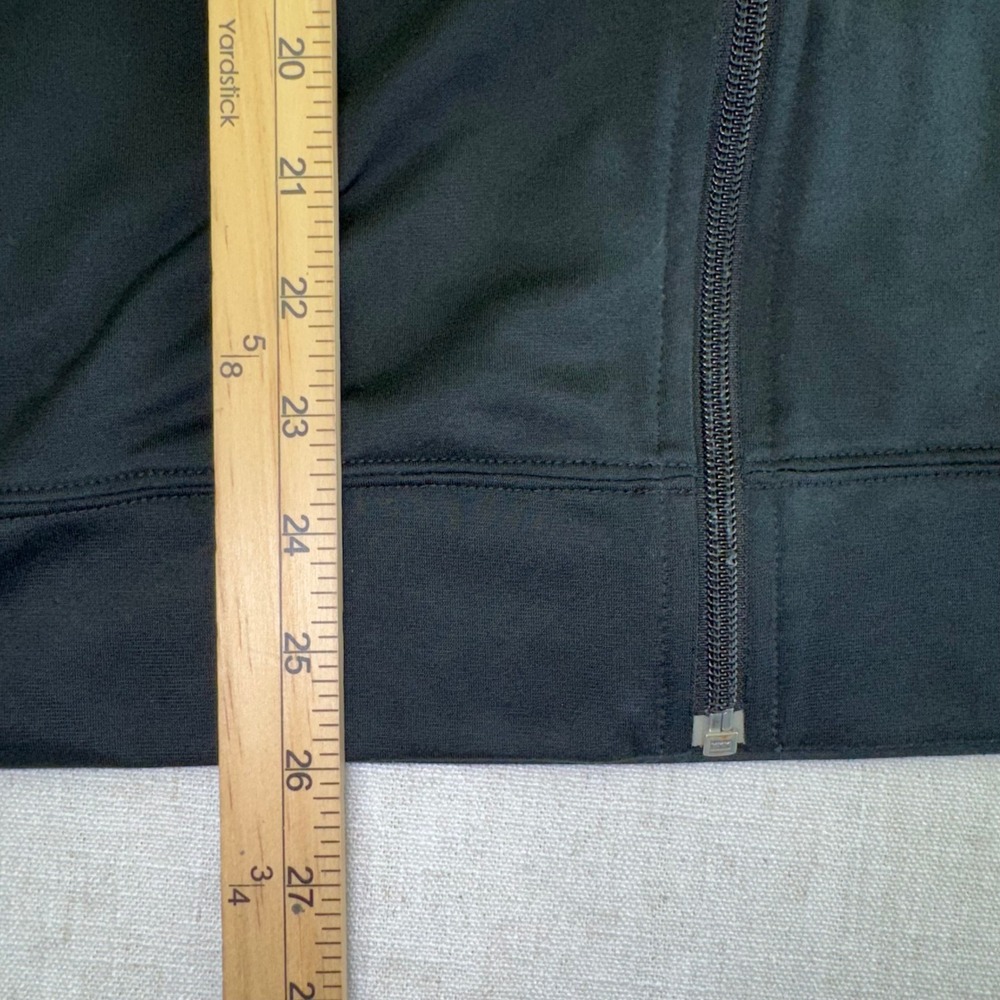 Nike Womens XL Full Zip Hooded Track Jacket Black White Stripe Athletic RN56323 - Picture 7 of 15